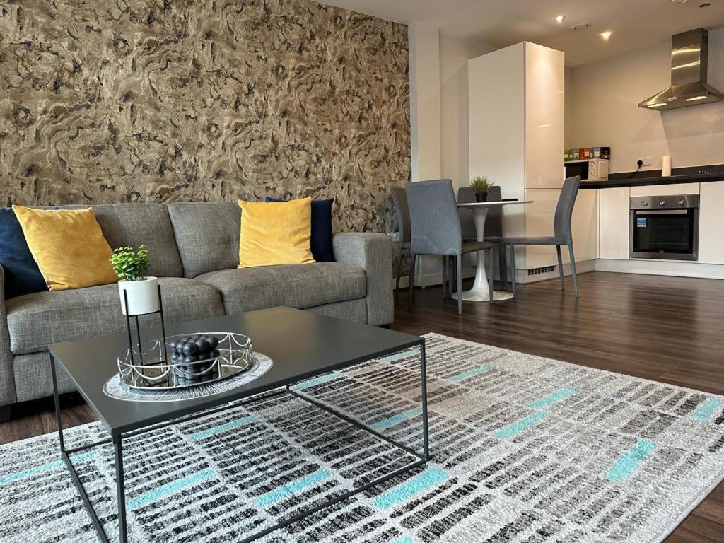 Luxury 9Ine Beautiful Bull Ring Apartment Free Parking Birmingham Exterior foto